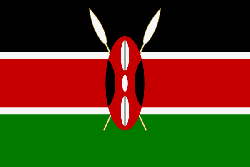 Flagge von Kenia