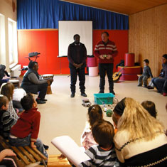 Vortrag in einem Kindergarten