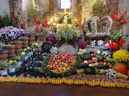 Der Erntedank-Altar in Ihringen