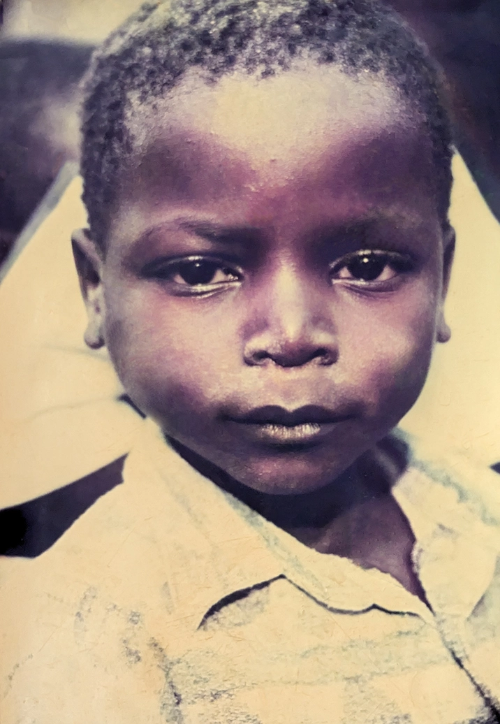Ehemaliges Malaika Kind Boniface als Kind.