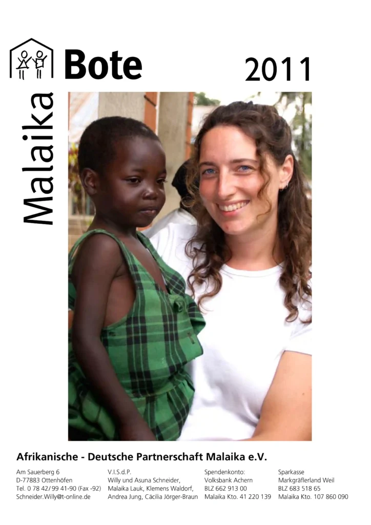 Titelbild des Malaika Boten 2011