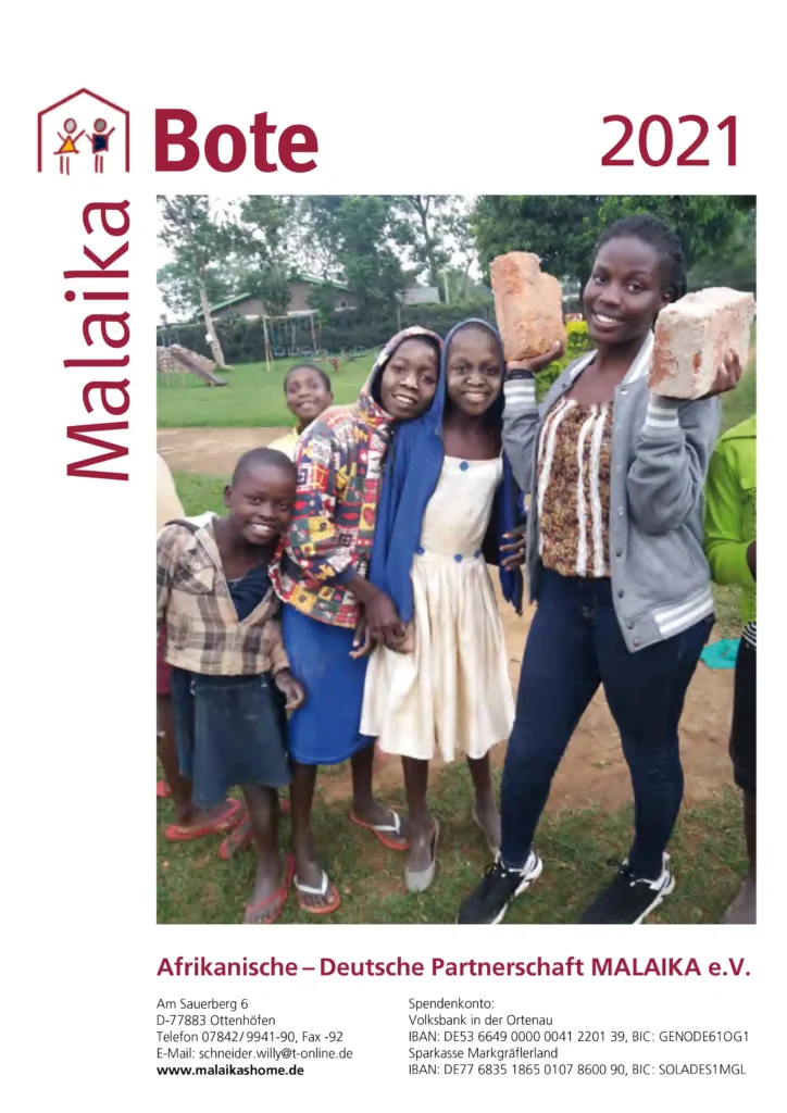 Titelbild des Malaika Boten 2021
