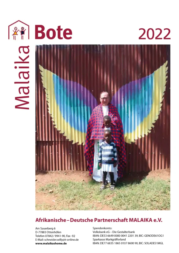 Titelbild des Malaika Boten 2022